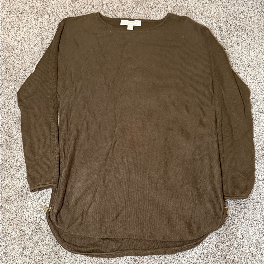 Michael Kors Olive Knit Top